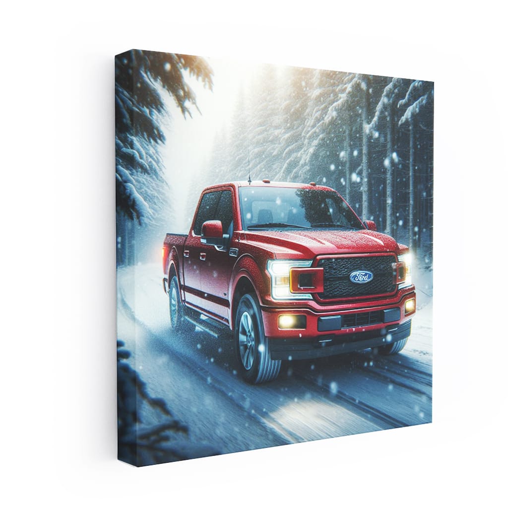 Ford F150 Snowfa Wall Art