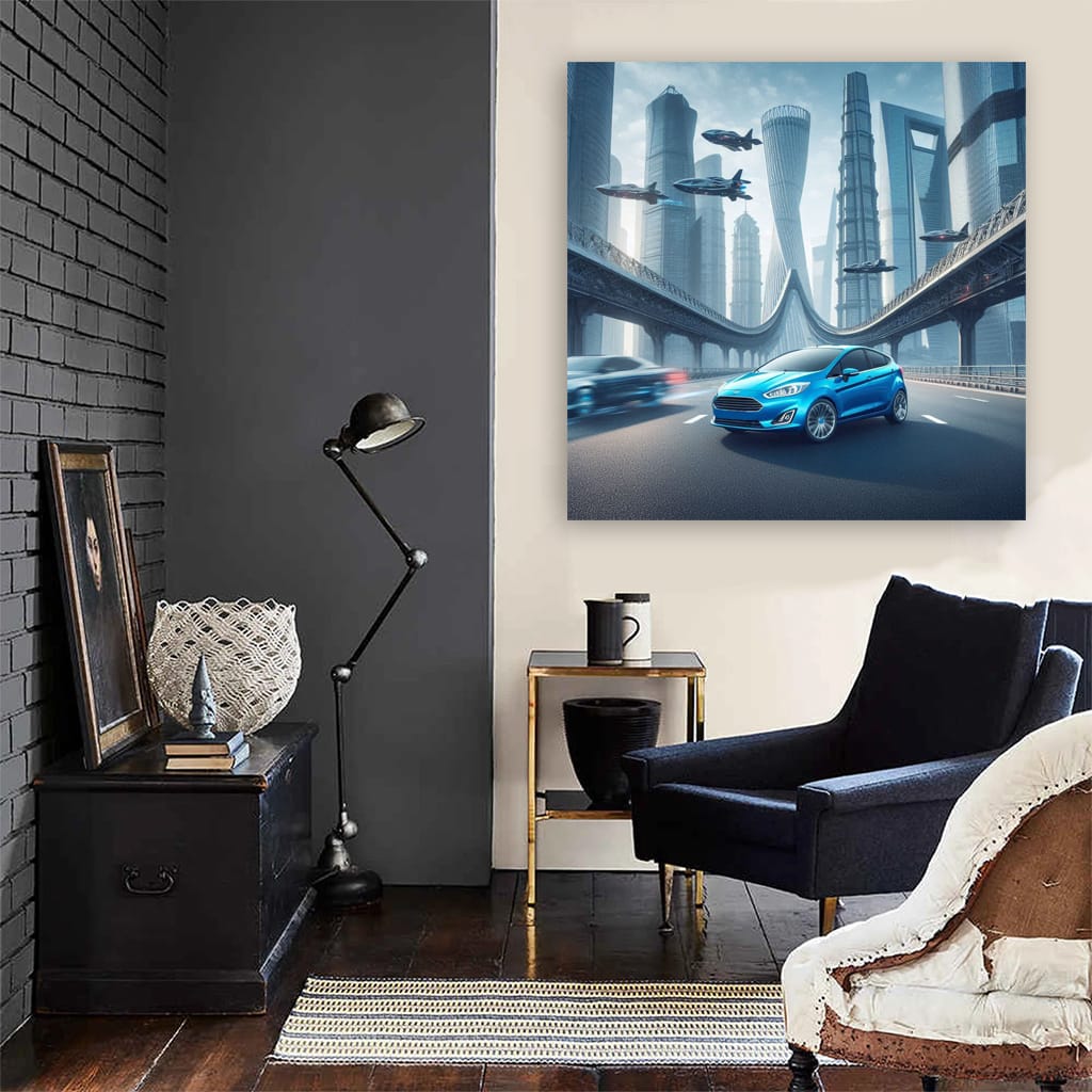 Ford Fiesta on Bridge Highway - Compact Marvel