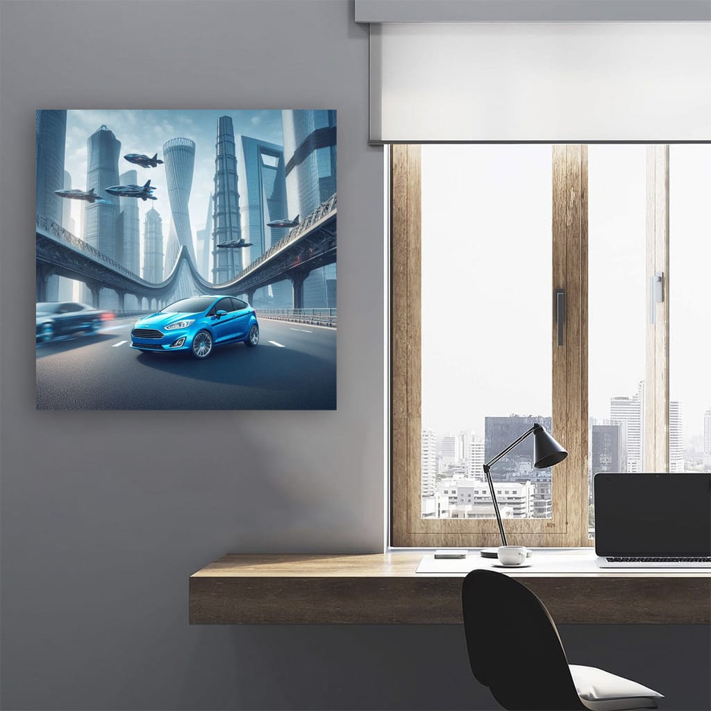 Ford Fiesta on Bridge Highway - Compact Marvel