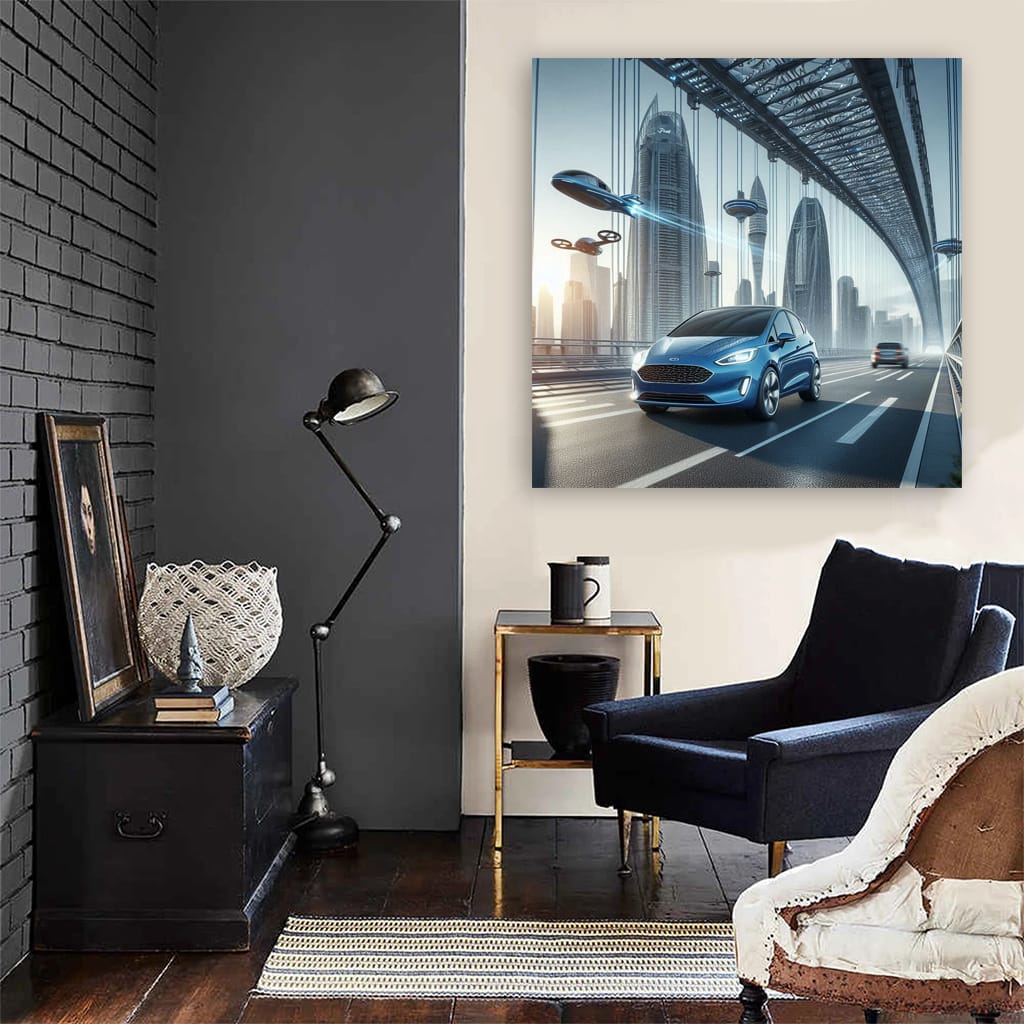 Ford Fiesta Bridge Wall Art