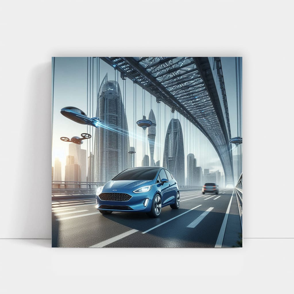 Ford Fiesta Over Bridge - Zippy and Fun to Drive