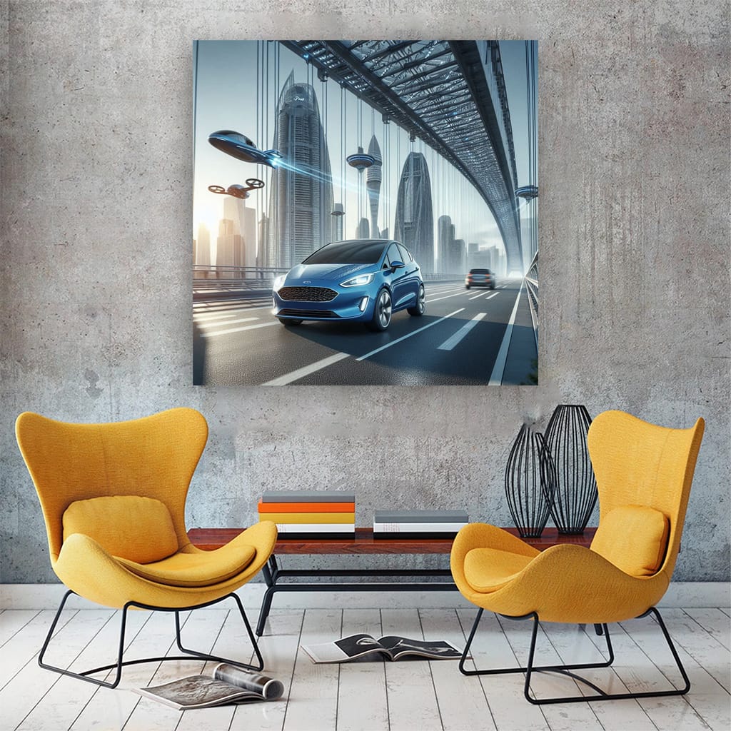 Ford Fiesta Bridge Wall Art