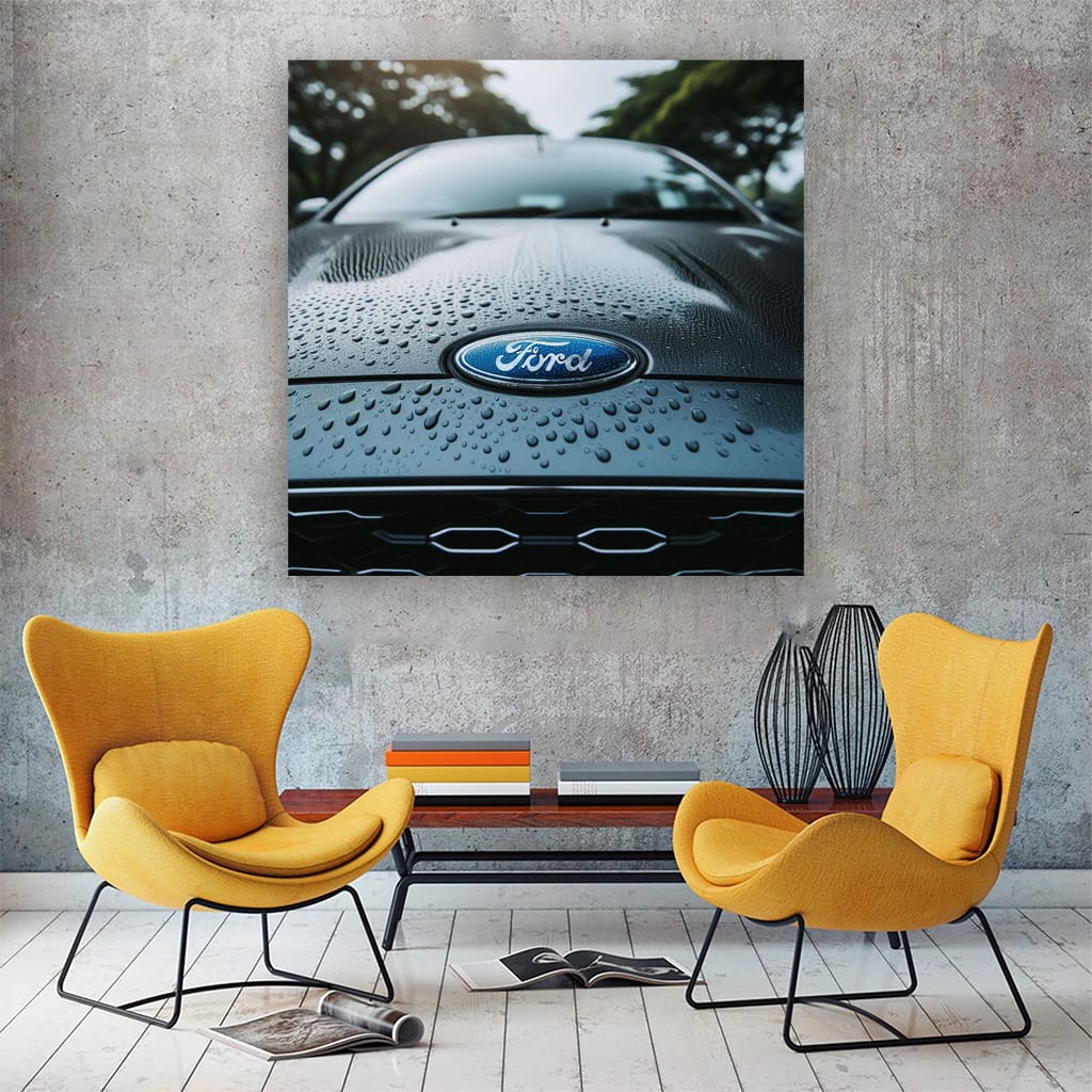 Ford Focus Hood Wall Art