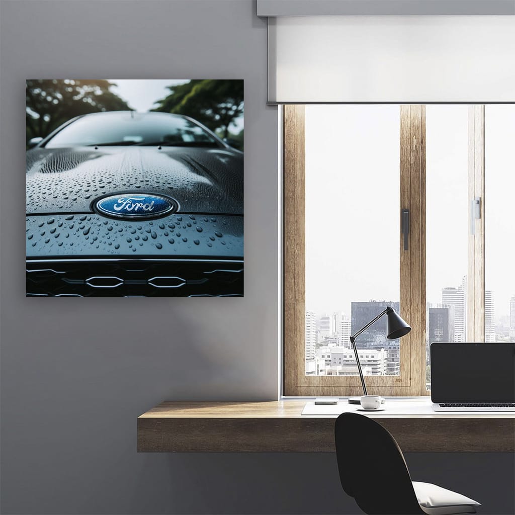 Ford Focus Hood Wall Art