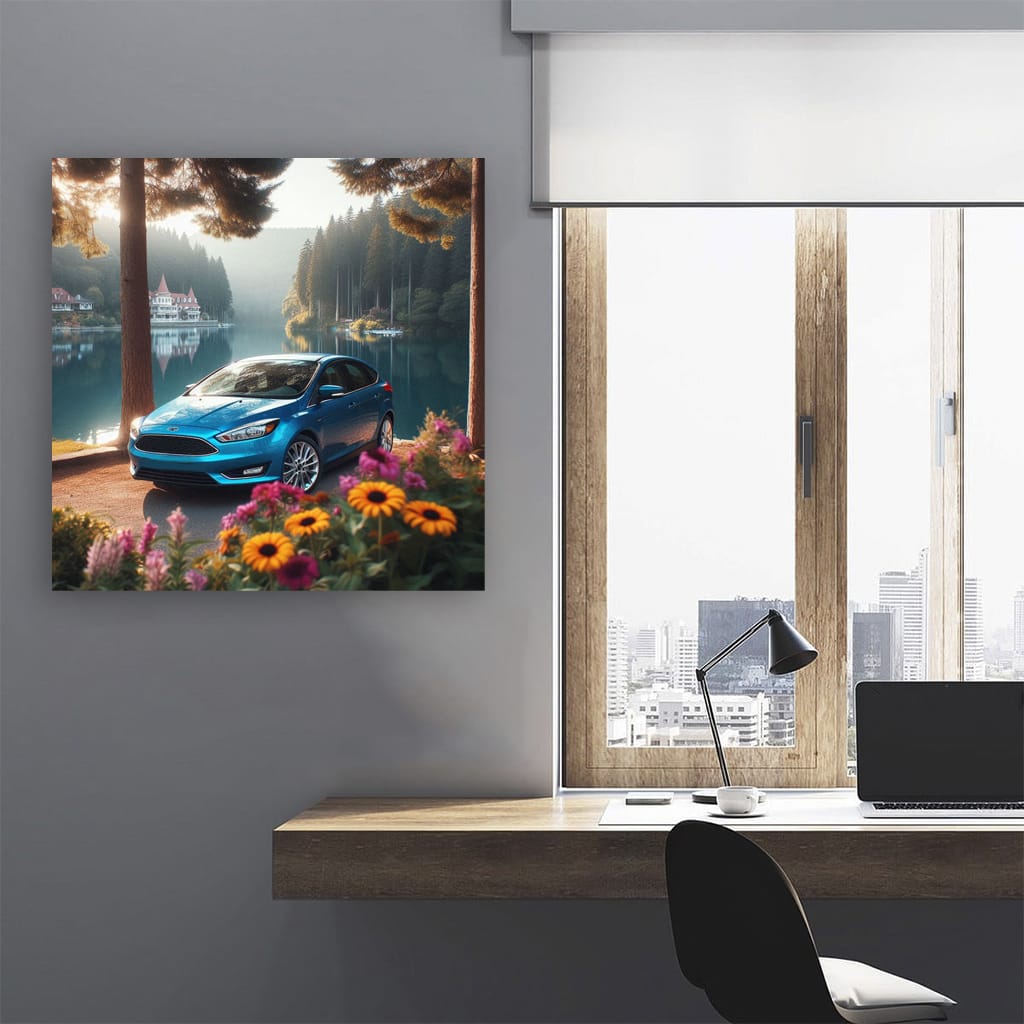 Ford Focus Lake Wall Art