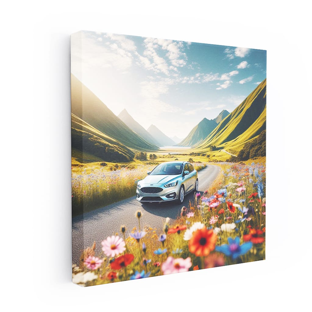 Ford Focus Valley Wall Art