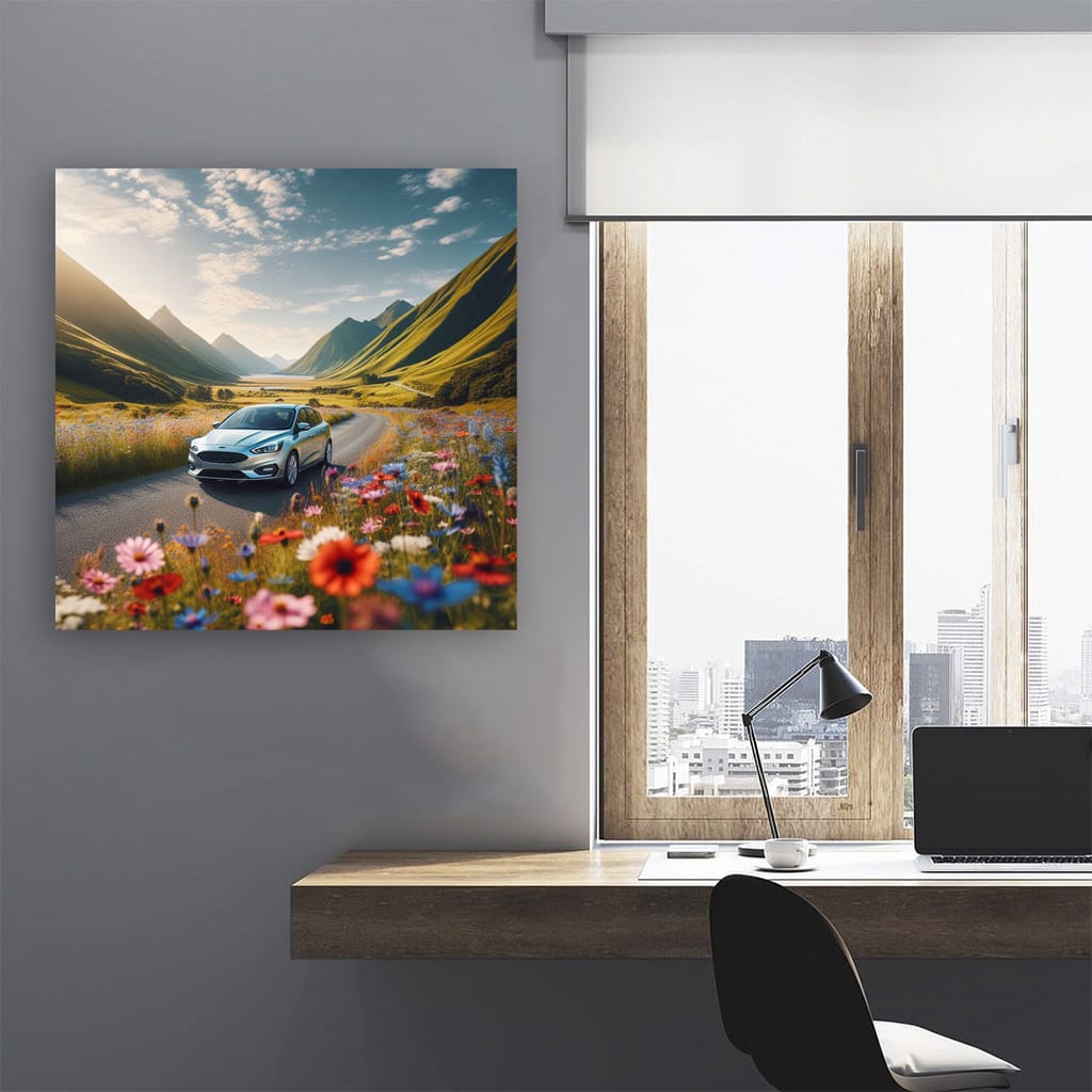 Ford Focus Valley Wall Art