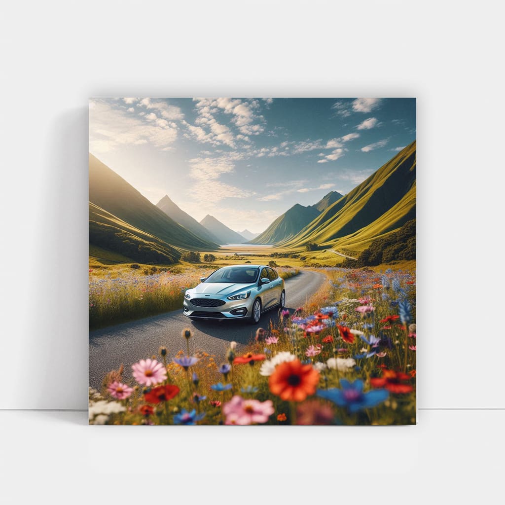 Ford Focus Valley Wall Art