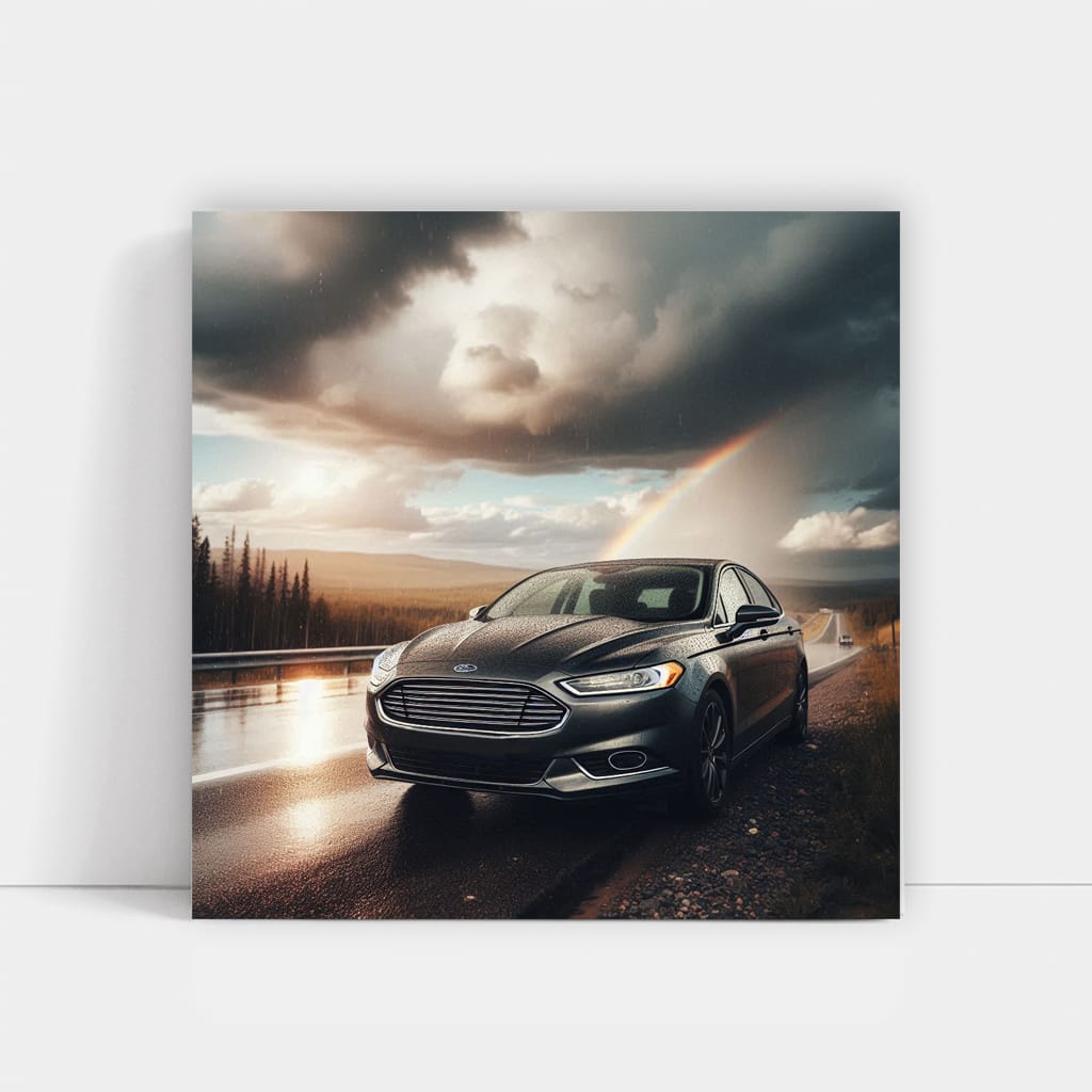 Ford Fusion Cloudy Weath Wall Art