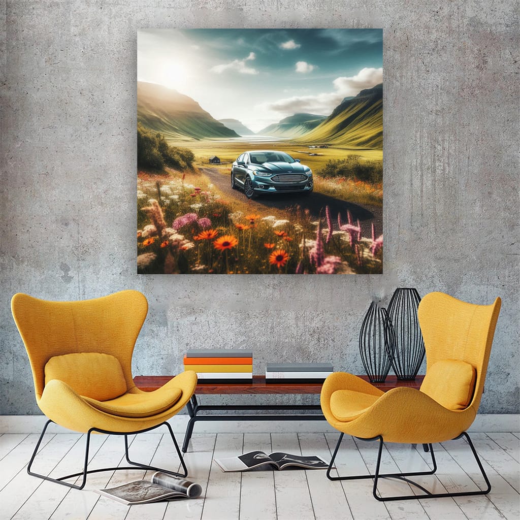 Ford Fusion Vall Wall Art