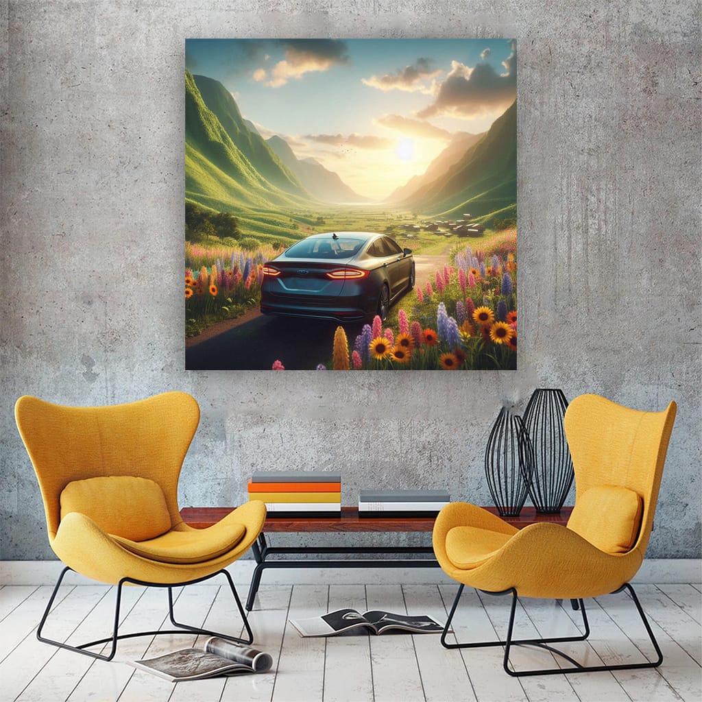 Ford Fusion Valley Wall Art