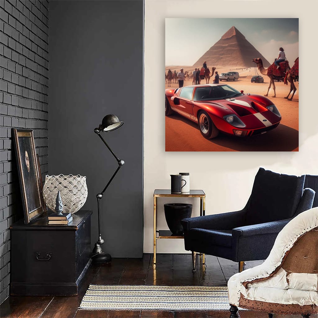 Ford Gt40 Egypt Wall Art