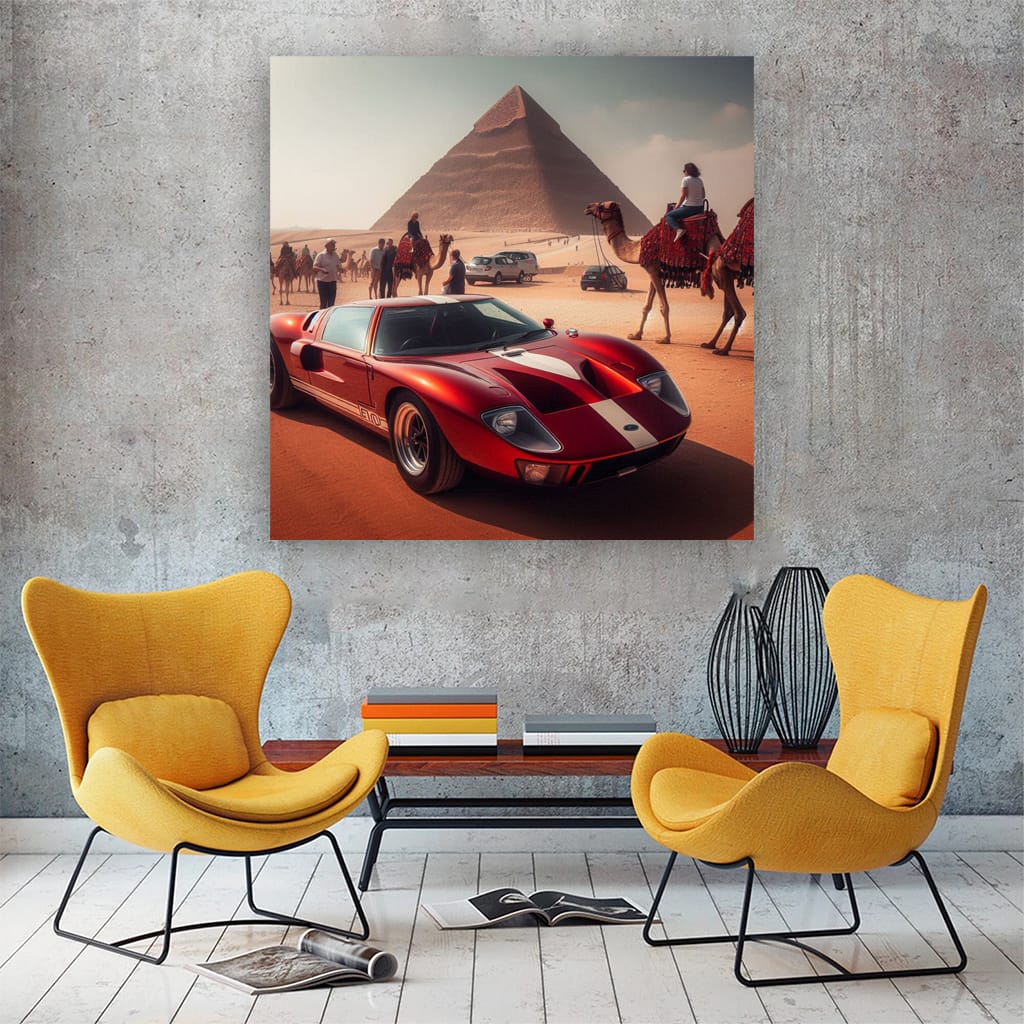 Ford Gt40 Egypt Wall Art