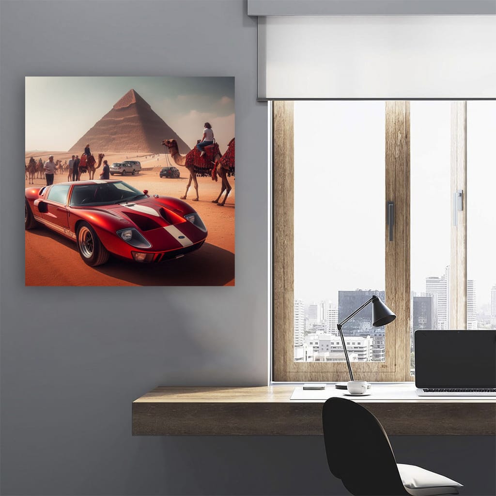 Ford Gt40 Egypt Wall Art