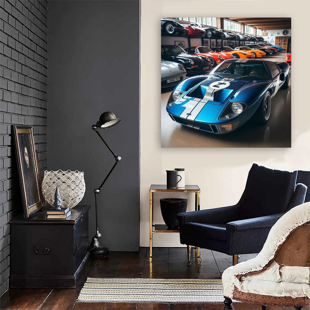 Ford GT40 in Parking - Iconic Speed Machine