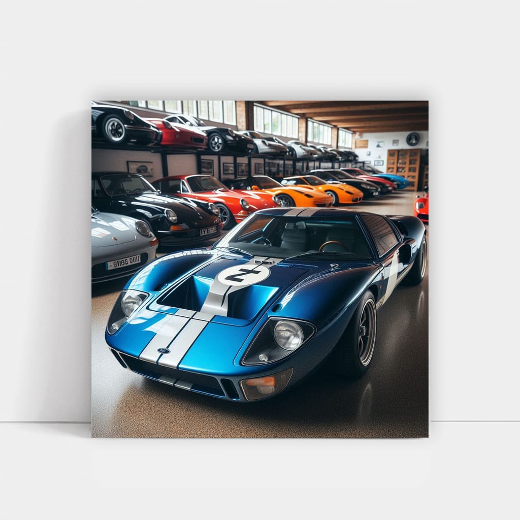 Ford GT40 in Parking - Iconic Speed Machine