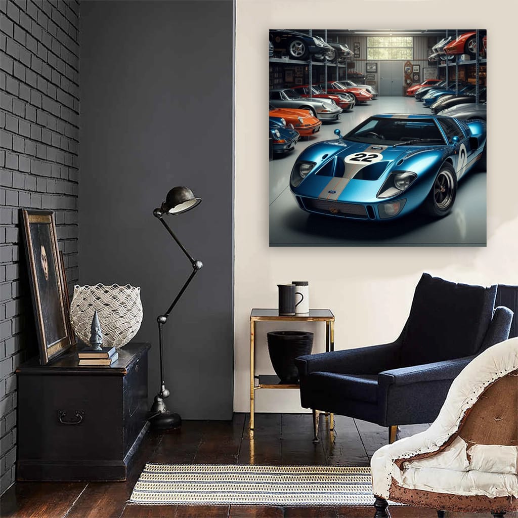 Ford Gt40 Parking Wall Art