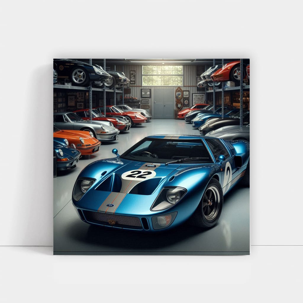 Ford Gt40 Parking Wall Art