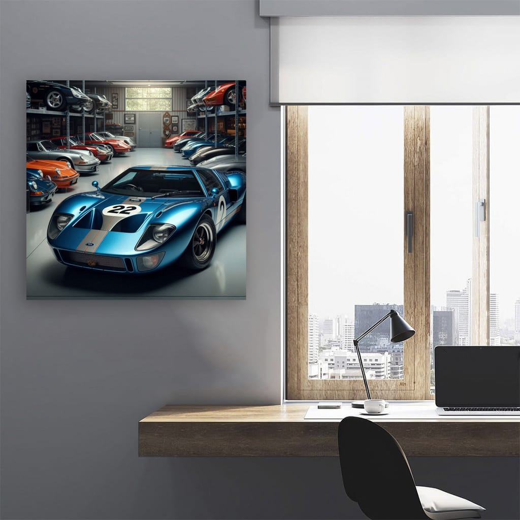 Ford Gt40 Parking Wall Art