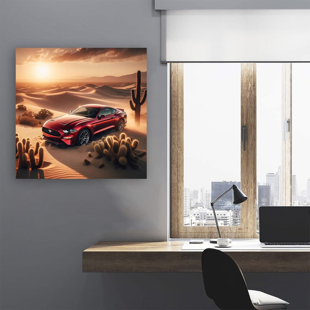 Ford Mustang Gt Dese Wall Art