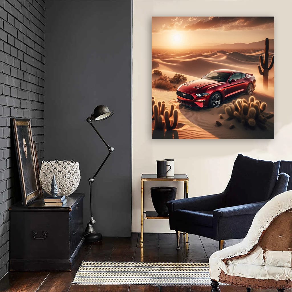 Ford Mustang Gt Dese Wall Art