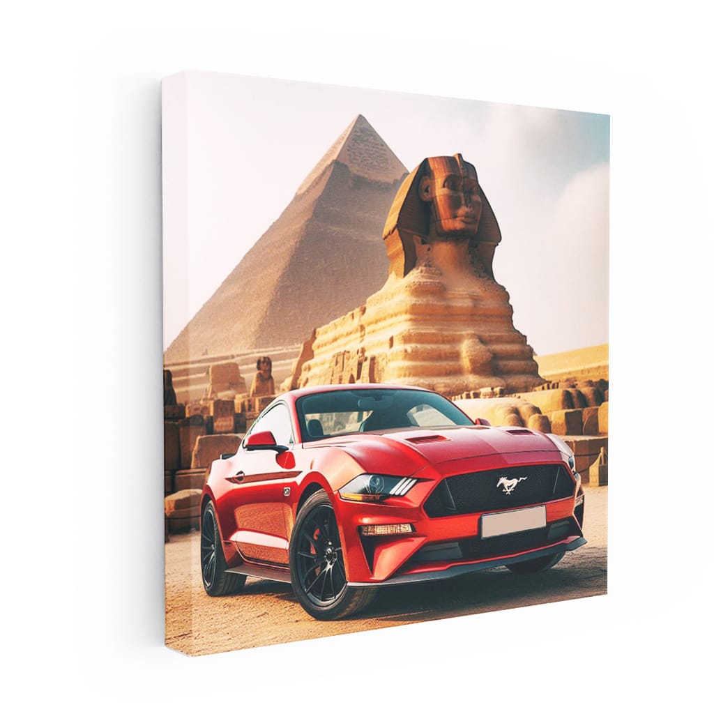 Ford Mustang Gt Egypt Wall Art