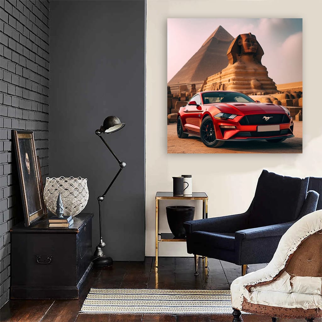 Ford Mustang Gt Egypt Wall Art