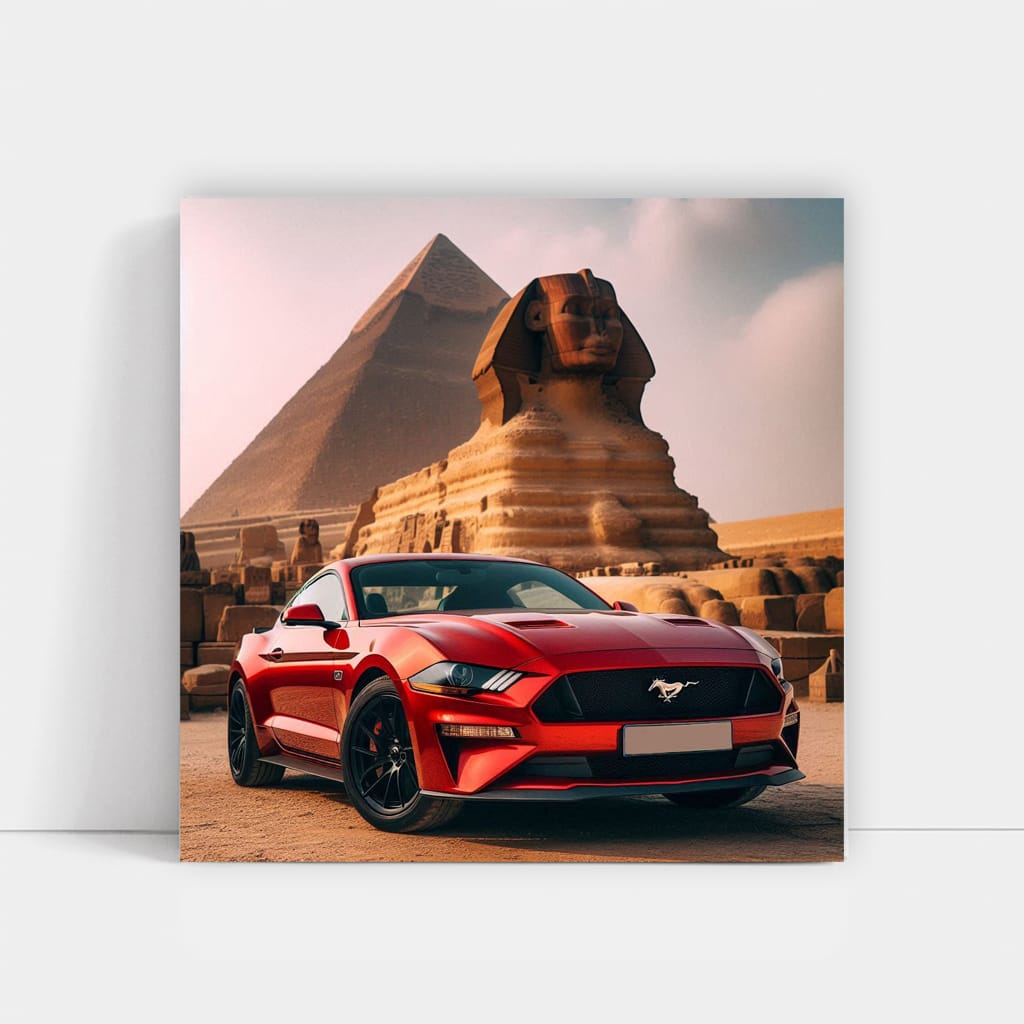 Ford Mustang Gt Egypt Wall Art