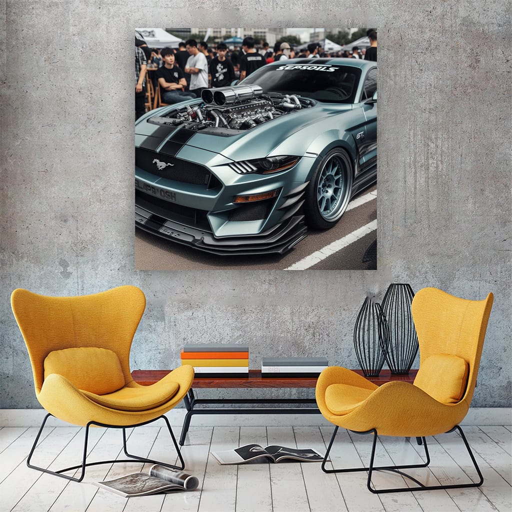 Ford Mustang Gt Ho Wall Art