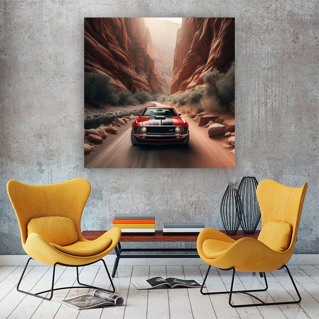 Ford Mustang Mach Cany Wall Art