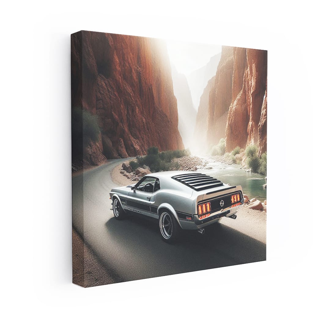 Ford Mustang Mach Canyon Wall Art