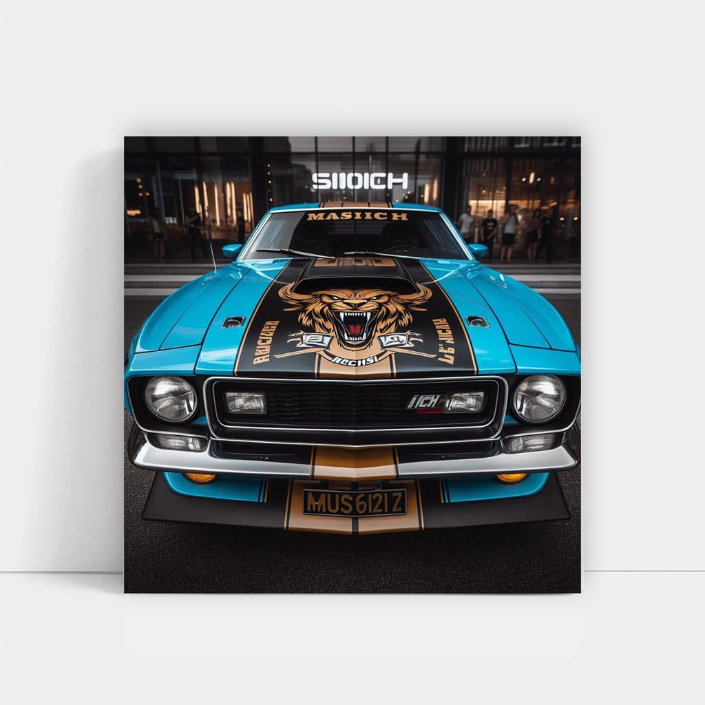Ford Mustang Mach 1 Hood - Iconic Muscle Car Elegance
