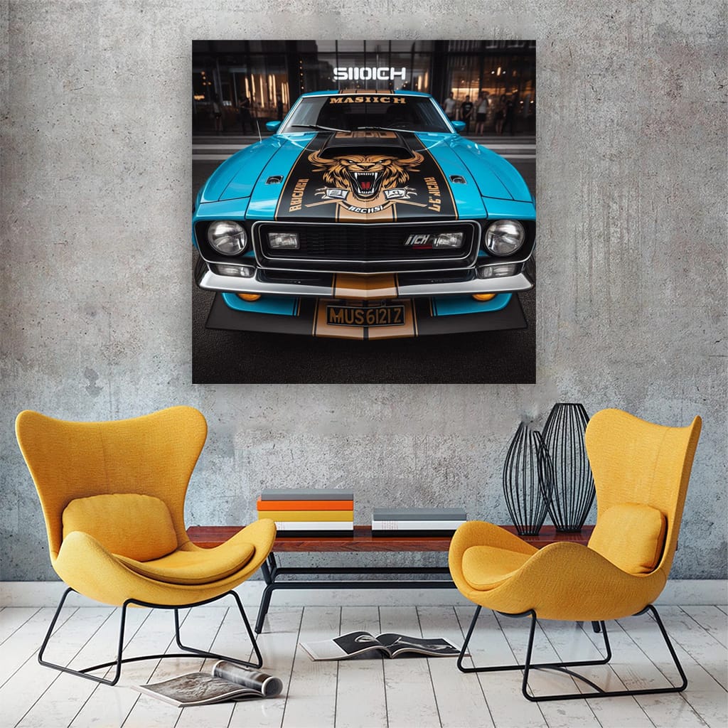 Ford Mustang Mach 1 Hood - Iconic Muscle Car Elegance