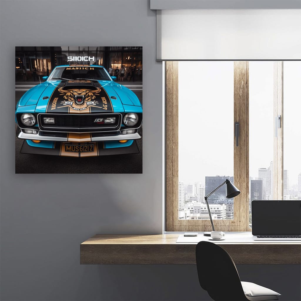 Ford Mustang Mach 1 Hood - Iconic Muscle Car Elegance