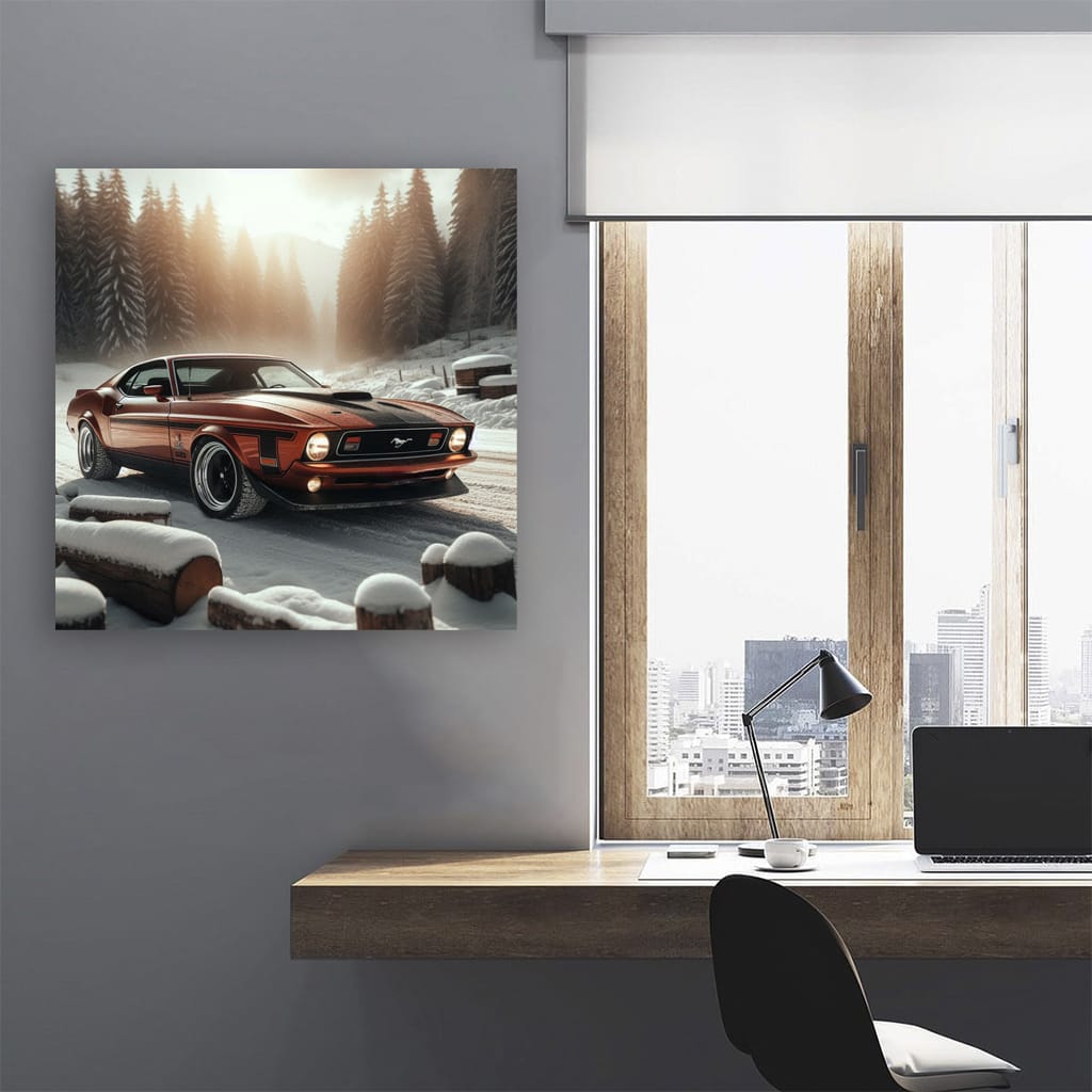 Ford Mustang Mach Wint Wall Art