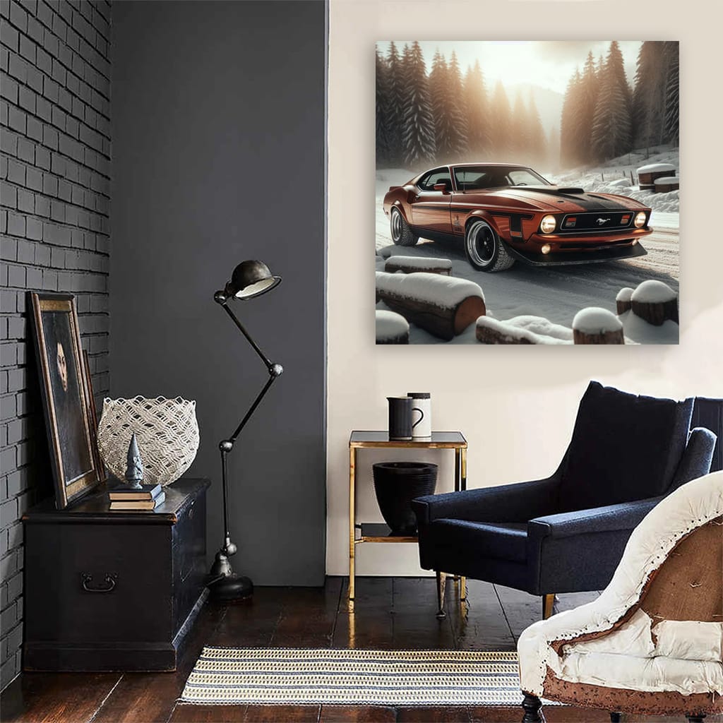 Ford Mustang Mach Wint Wall Art