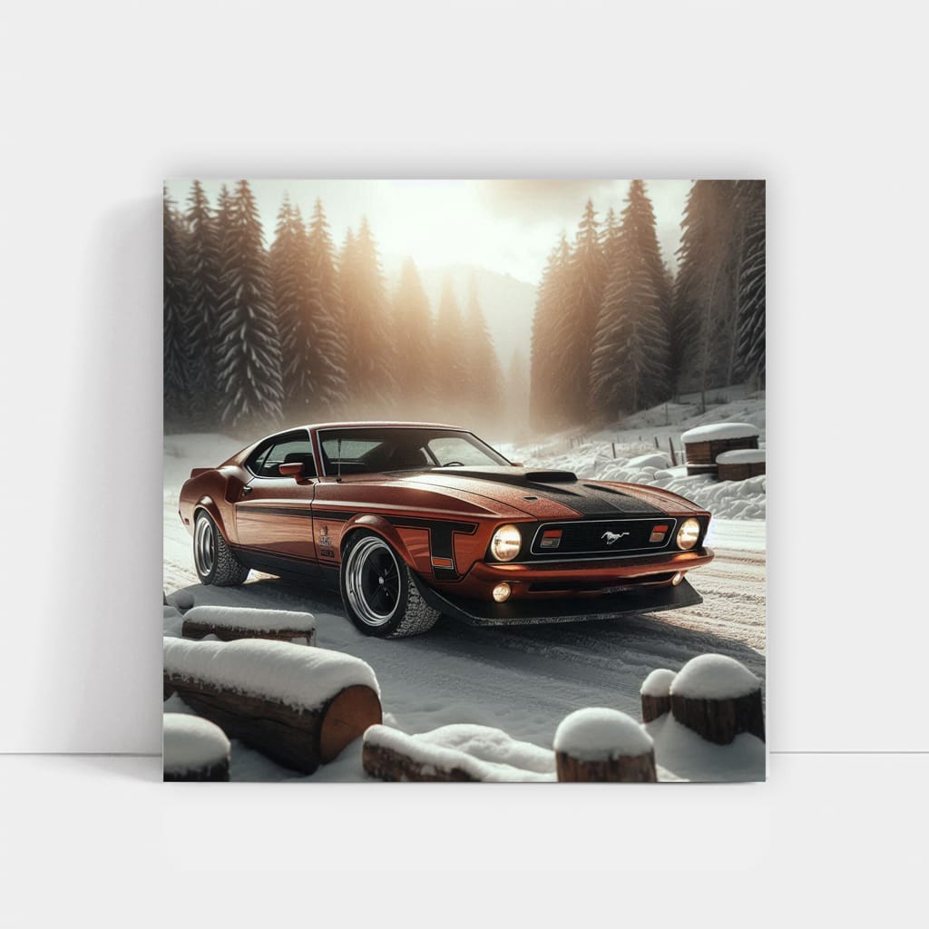 Ford Mustang Mach Wint Wall Art