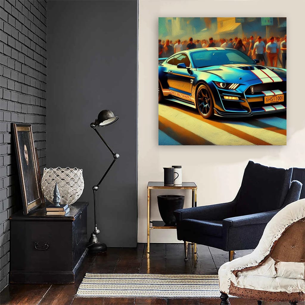 Ford Mustang Shelby Gt500 Impressioni Wall Art