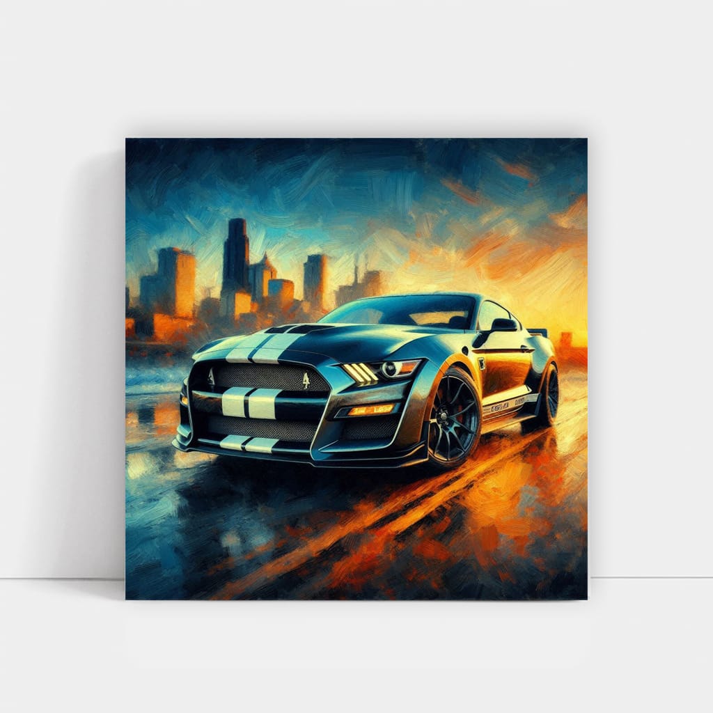 Impressionist Ford Mustang Shelby GT500 - Power and Elegance
