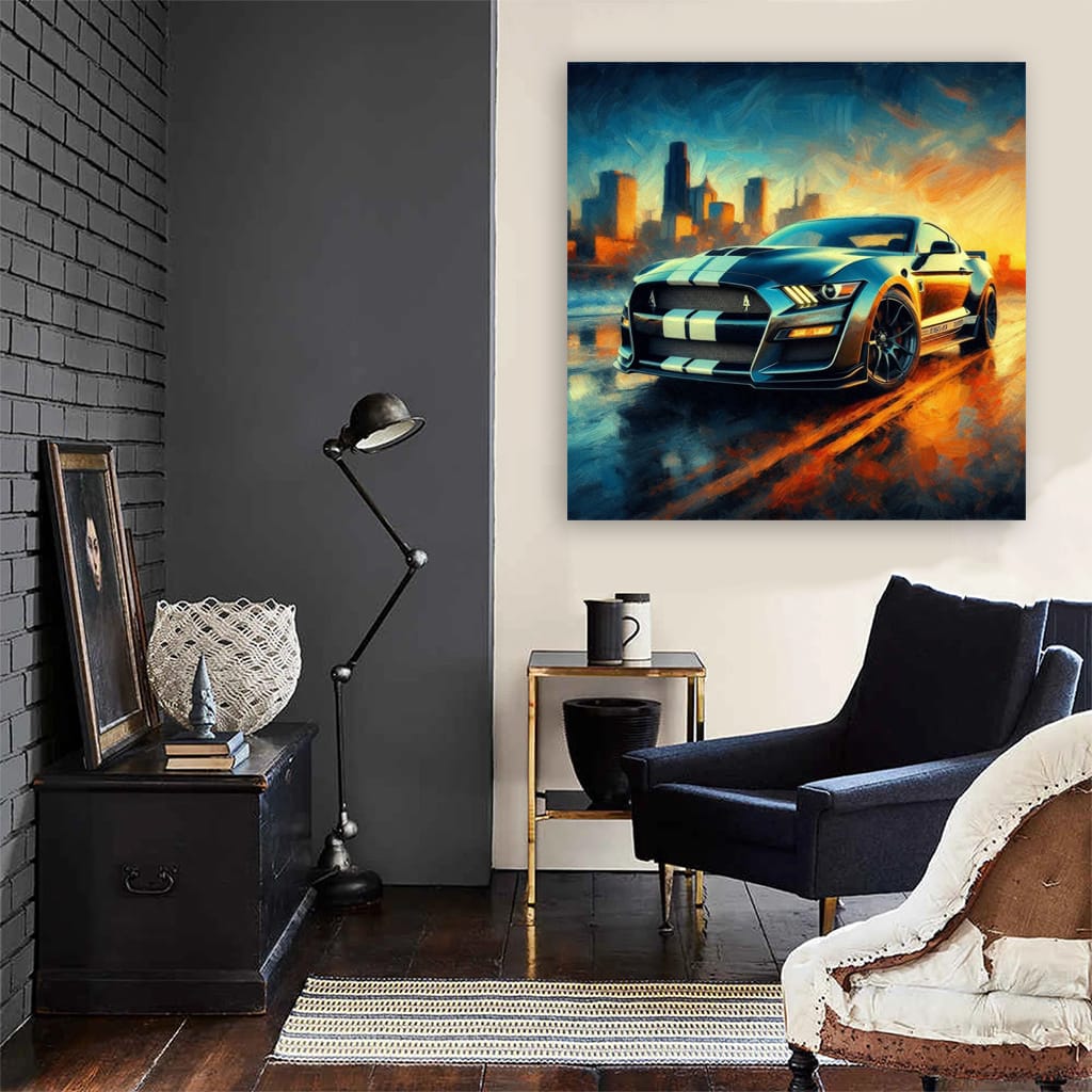 Impressionist Ford Mustang Shelby GT500 - Power and Elegance