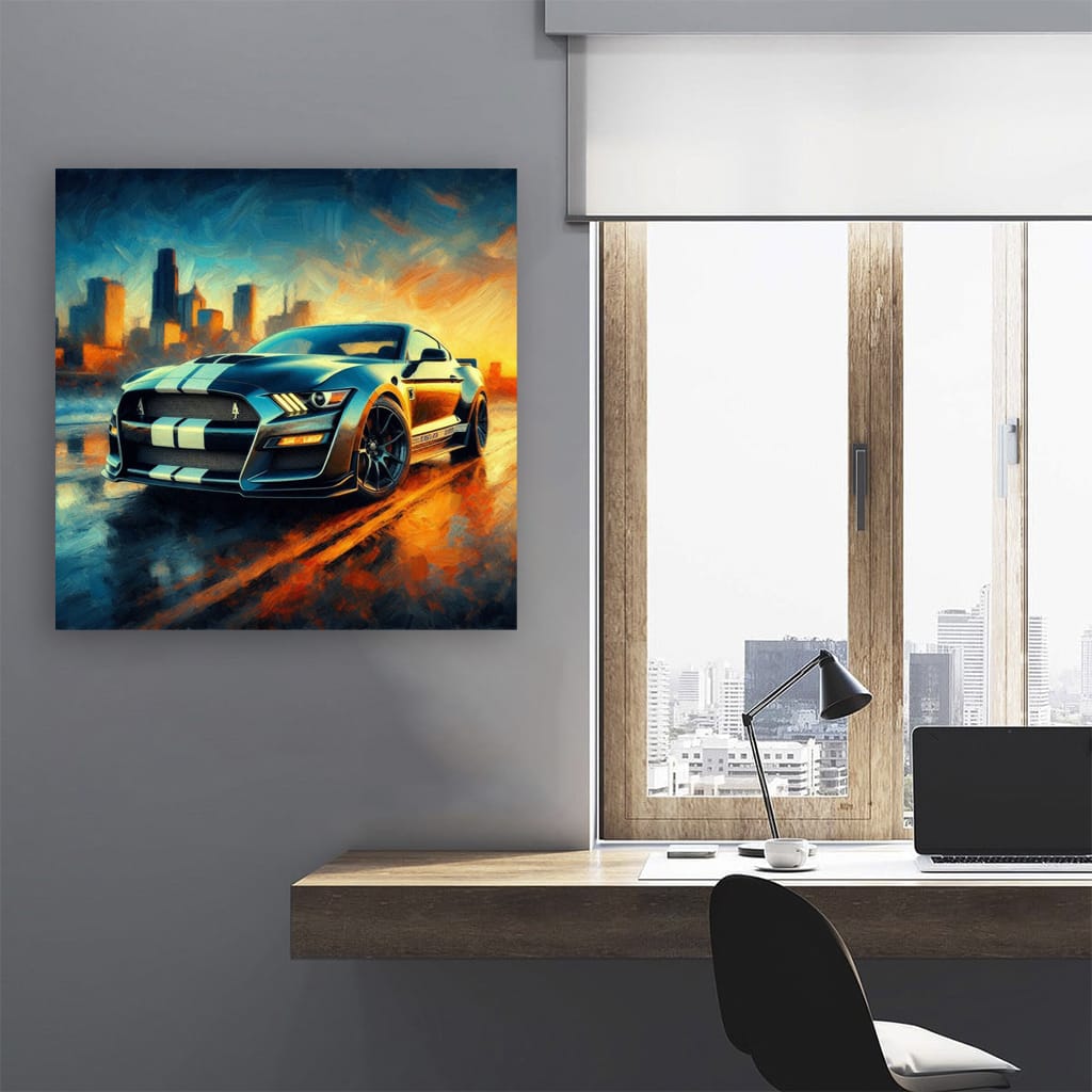 Impressionist Ford Mustang Shelby GT500 - Power and Elegance