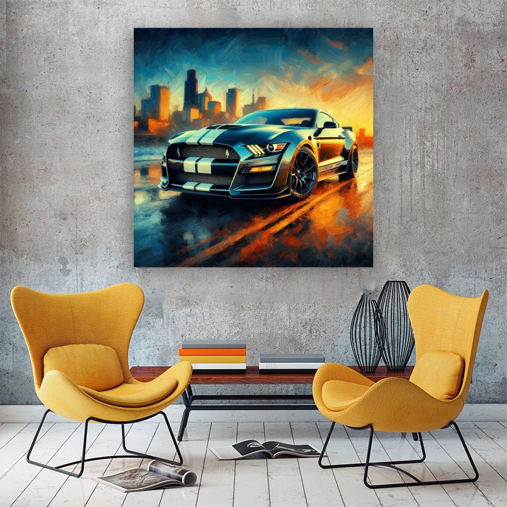 Impressionist Ford Mustang Shelby GT500 - Power and Elegance