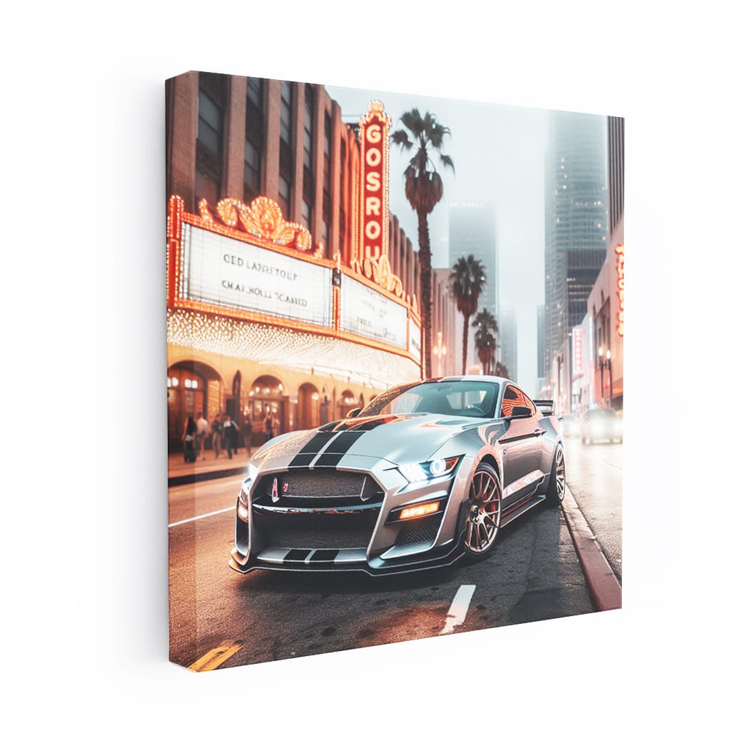 Ford Mustang Shelby Gt500 Los Angel Wall Art