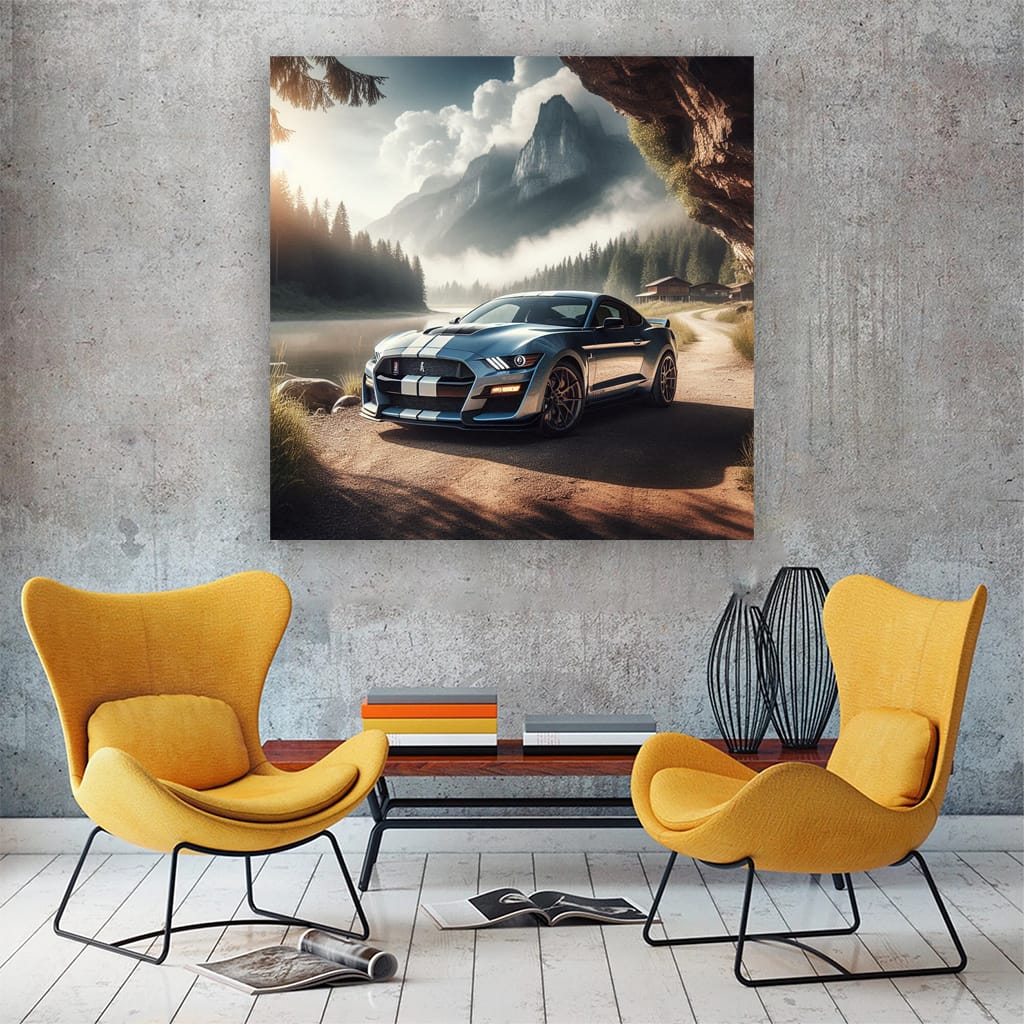 Ford Mustang Shelby Gt500 Natu Wall Art