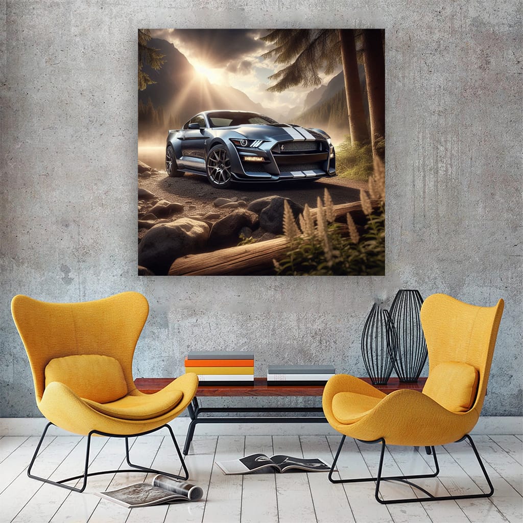 Ford Shelby GT500 Mustang in Nature - Power and Elegance