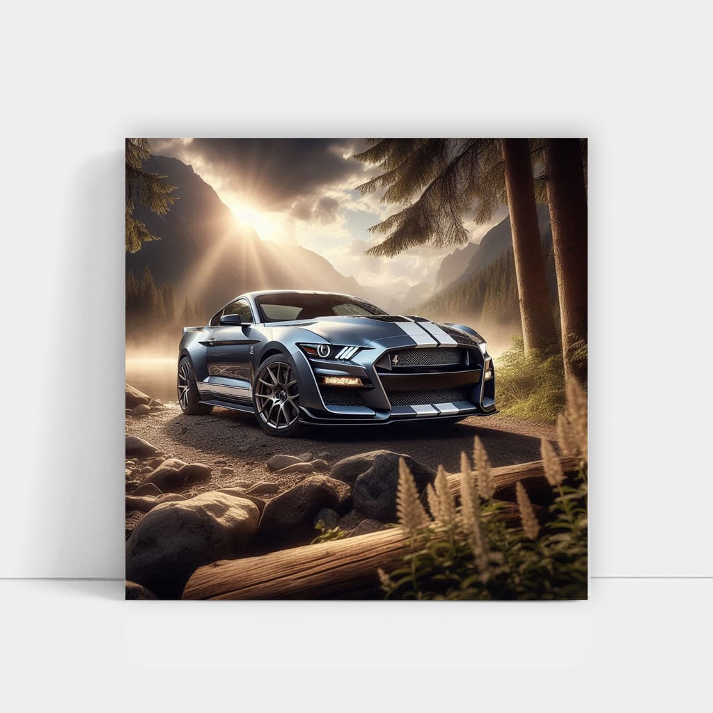 Ford Shelby GT500 Mustang in Nature - Power and Elegance