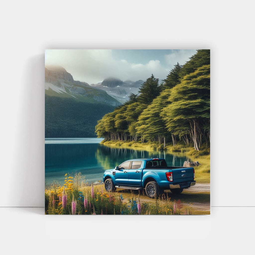 Ford Ranger by Lake - Rugged and Reliable Truck