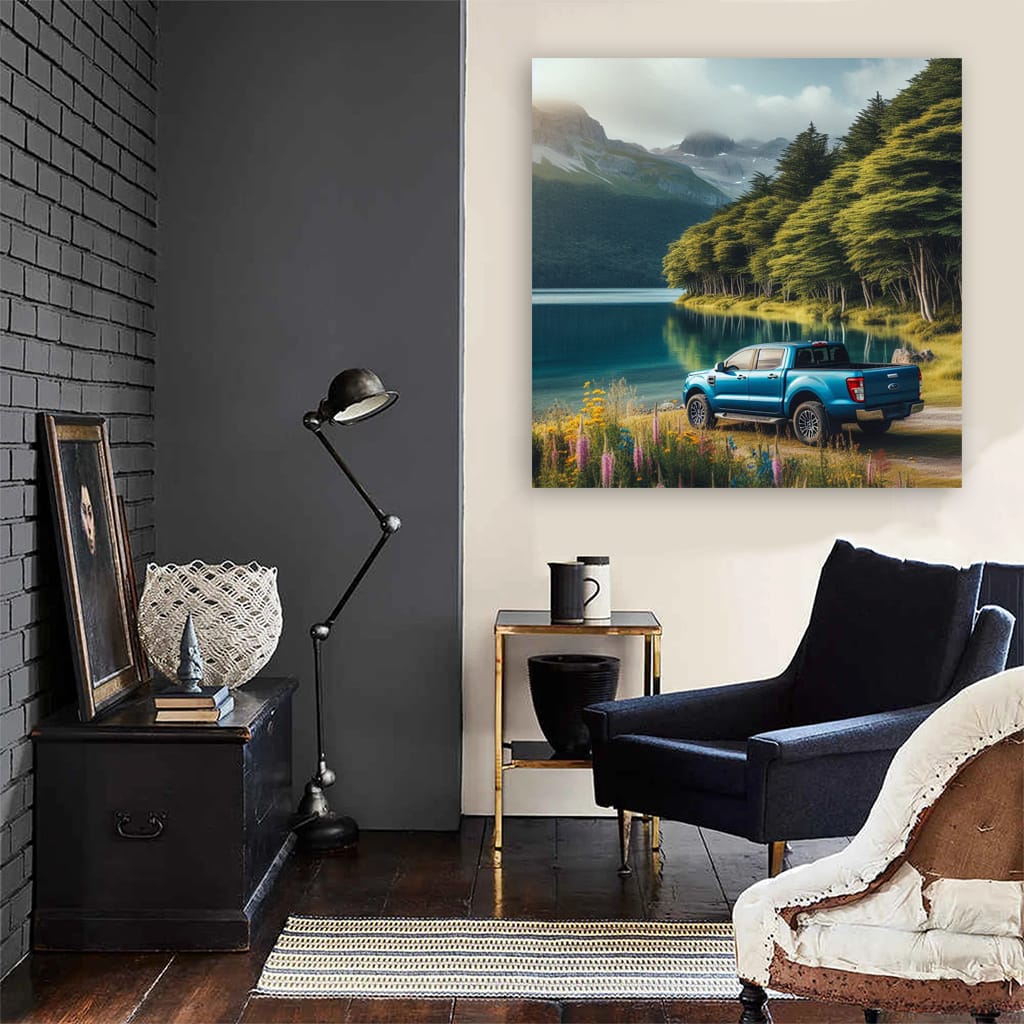 Ford Ranger by Lake - Rugged and Reliable Truck