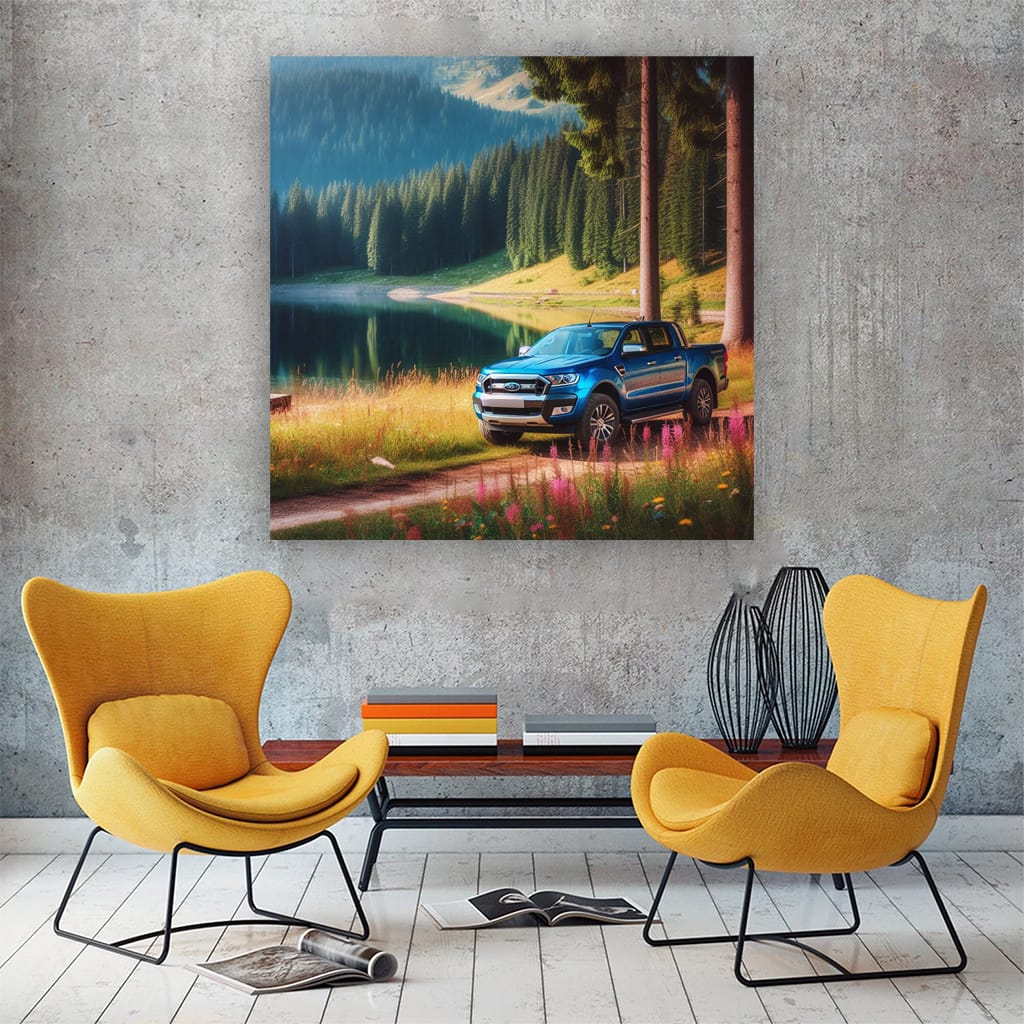 Ford Ranger Adventure at Lake - Rugged and Reliable