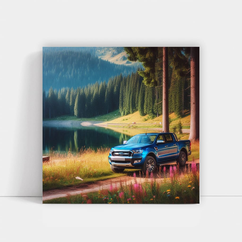 Ford Ranger Adventure at Lake - Rugged and Reliable